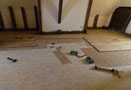 Glued wood floor Medieval