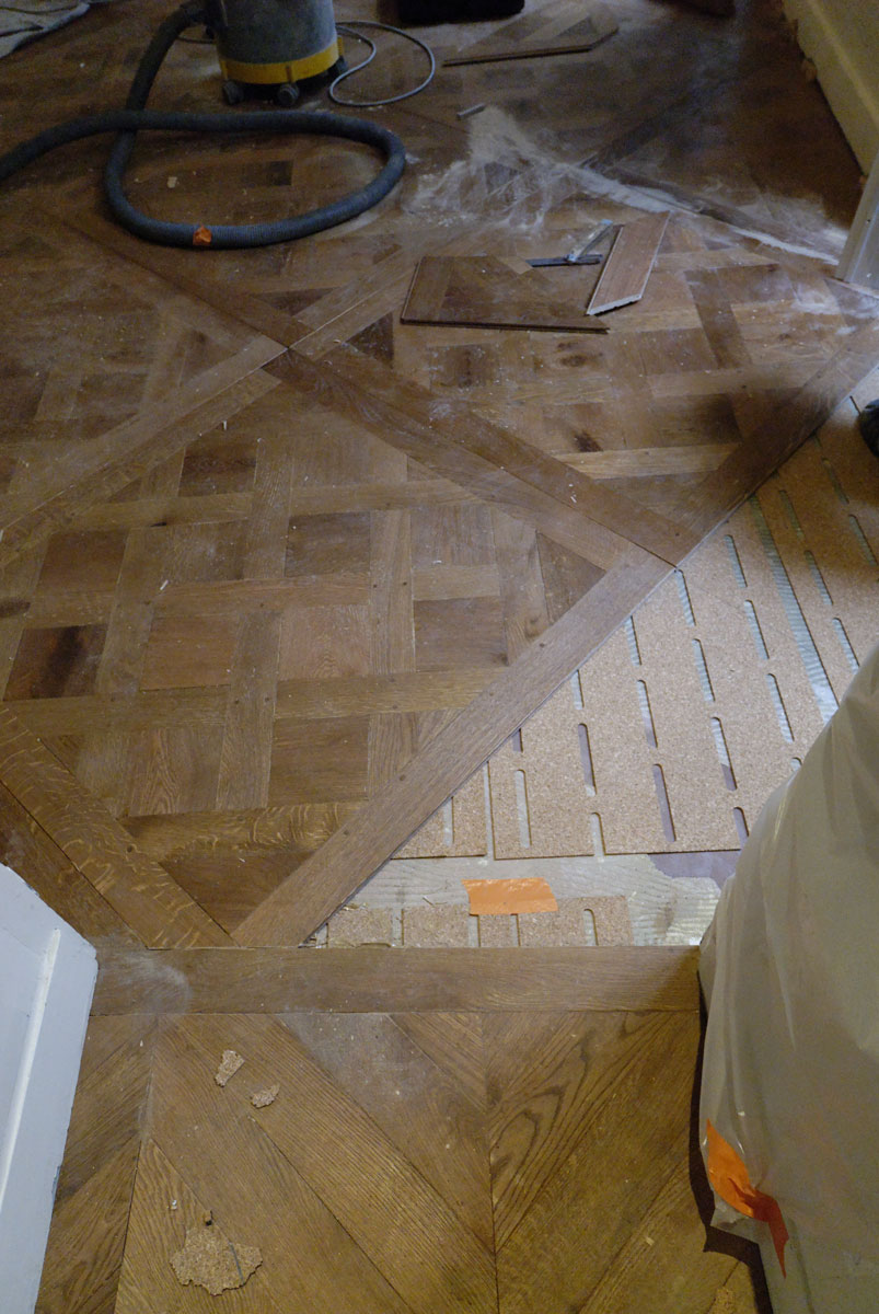 Oak parquet floor Versailles