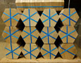A hexagon parquet floor ready to ship