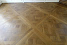 Parquet floor Versailles with shuttles