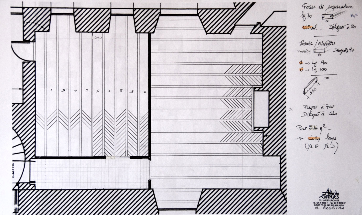 Parquet chne massif