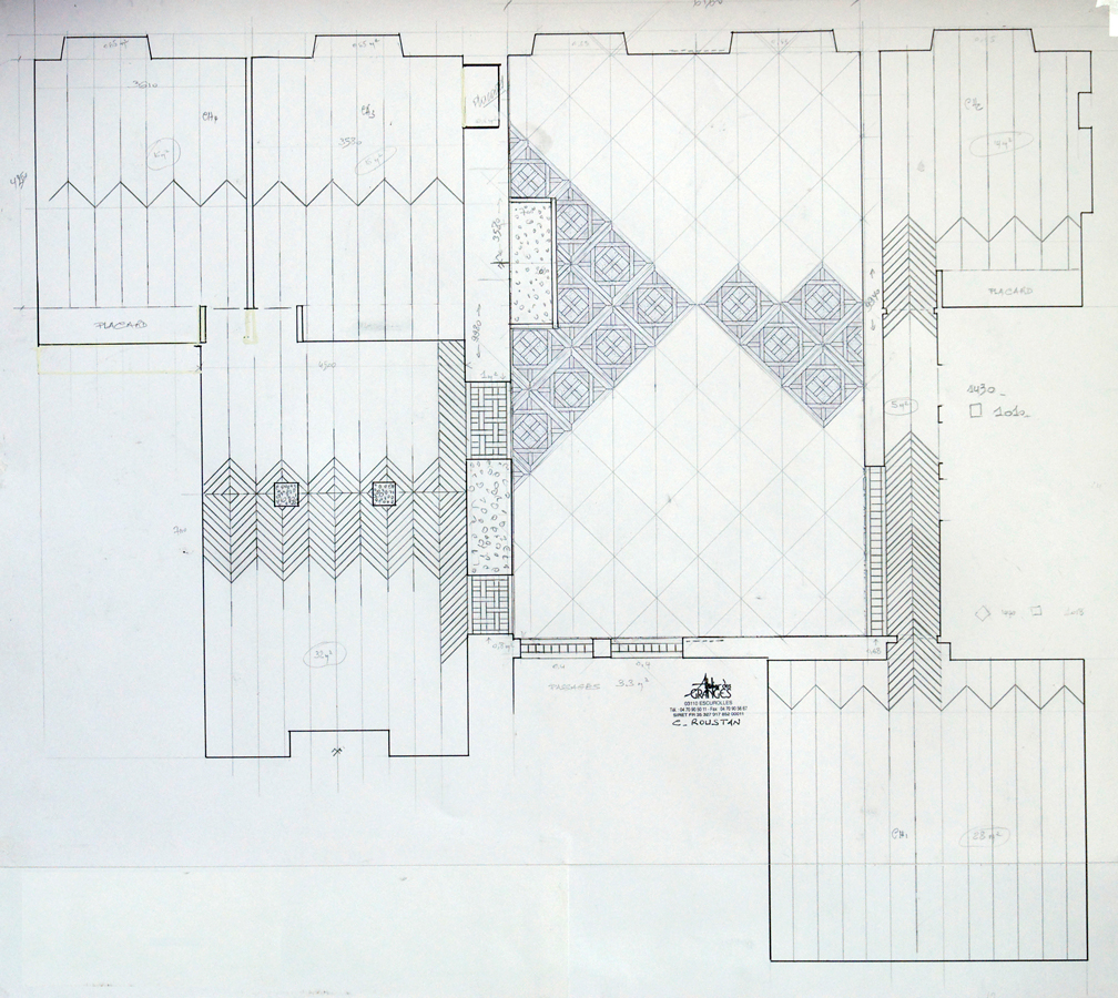 In addition to the Chevron, Aremberg panels will be located in the main lounge.