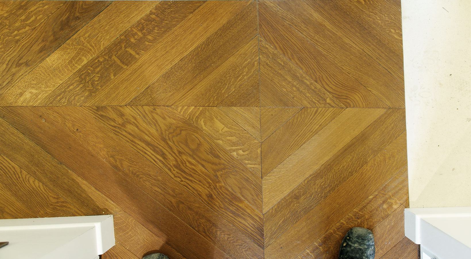 Parquet floor in Oak Chevron