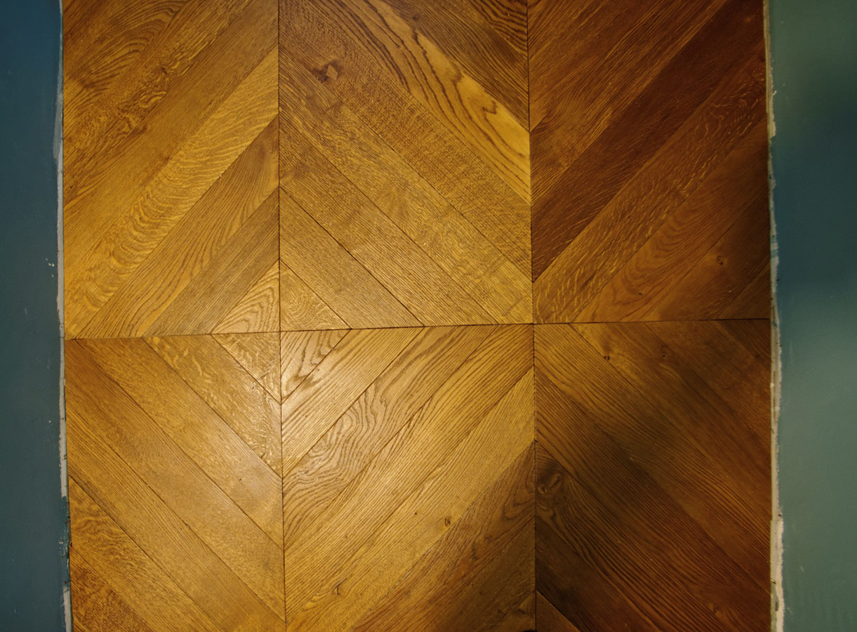 Parquet traditionnel en chne massif