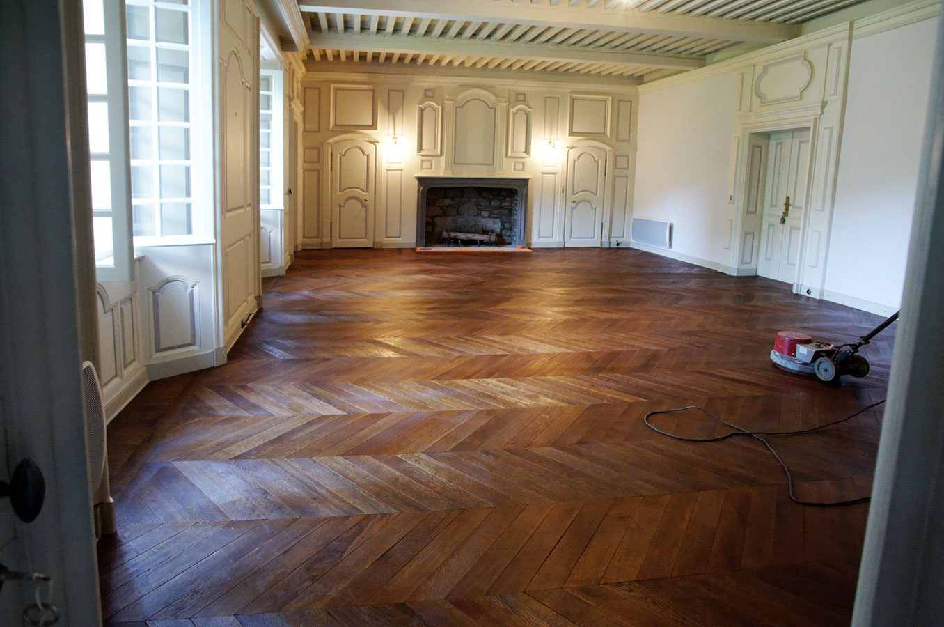 Like an old parquet floor