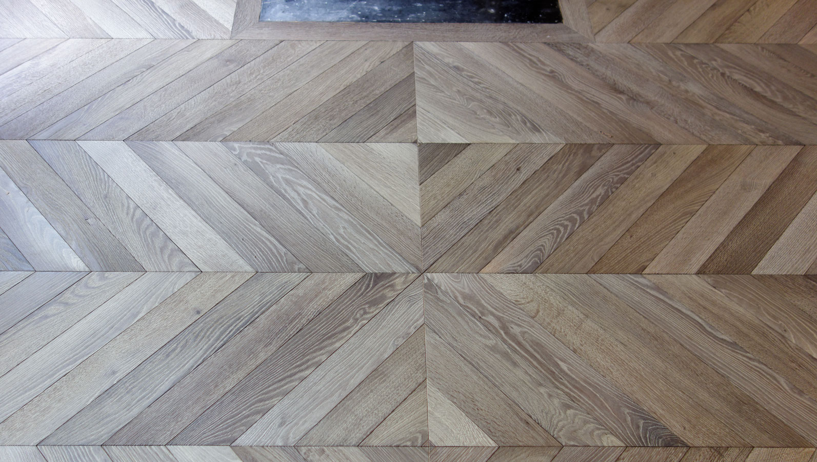 The direction change creates a geometry