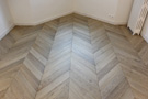 General view of the parquet Herringbone