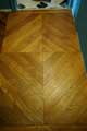 Chevron parquet floor 